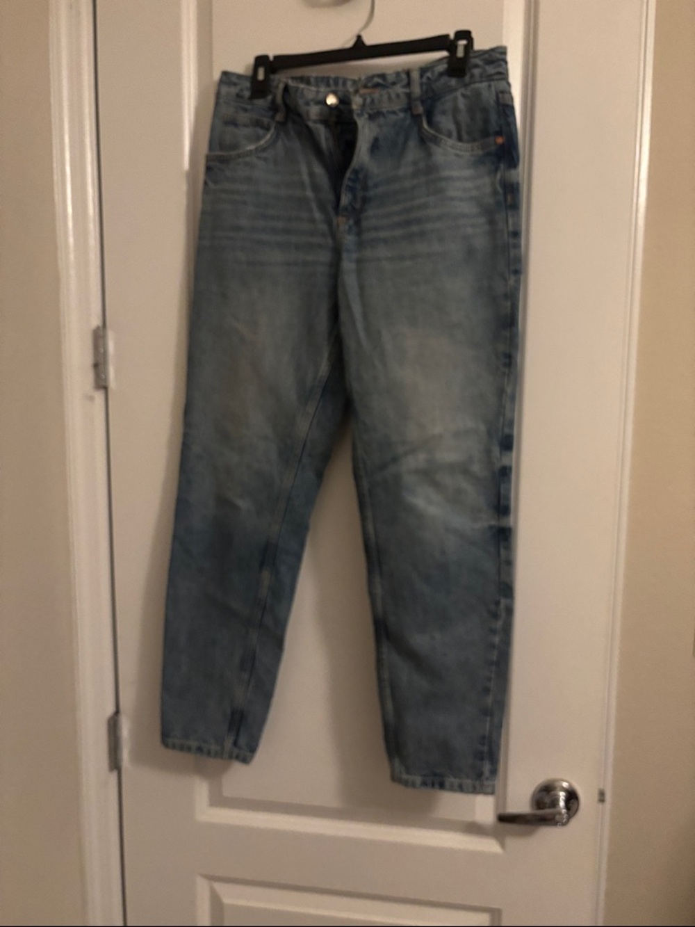 Zara Light Blue Boyfriend Jeans
